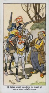 Il faut une grande sagesse pour rire de ses propres malheurs - René Bull